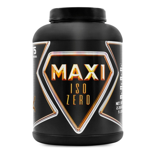 Proteína Iso Zero Maxi Whey 0 Carbs 2.2kg 75 Servicios Sabor Cajeta