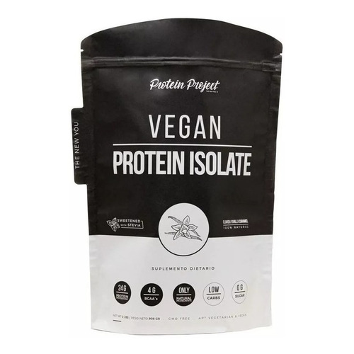 Vegan Pea 908 Gr Protein Project Vegana Sin Tacc Proteína Aislada Arveja Sabor Dark chocolate