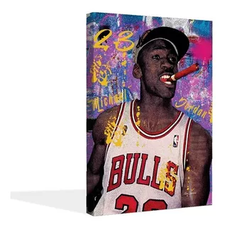 Quadro Decorativo Michael Jordan 23 Bulls - 60x40