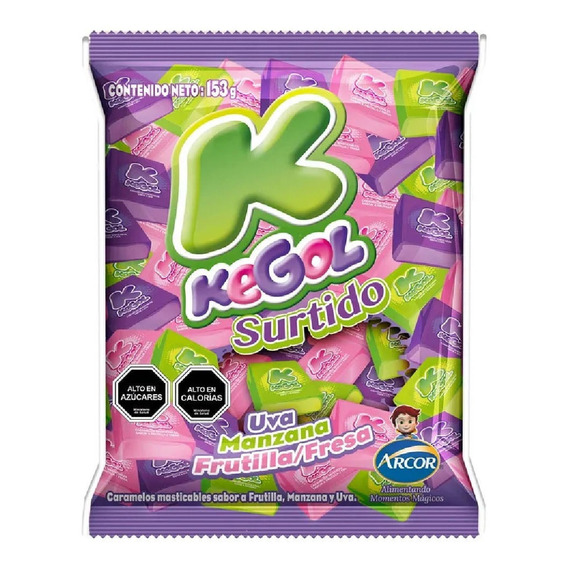 Masticable Kegol Surtido Arcor 153 Gr.