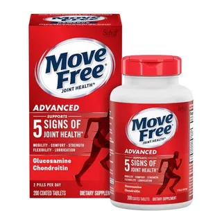 Move Free Advanced  5 Acción  200 Tabletas Recubiertas