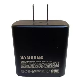 Cargador Samsung Turbo Adapter 45w Tipo C Black Promoción 