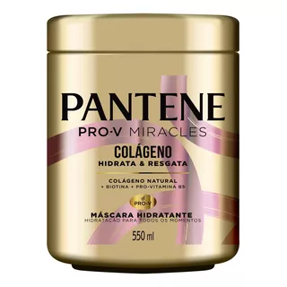 Máscara Hidratante Colágeno Hidrata E Resgata 550ml Pantene