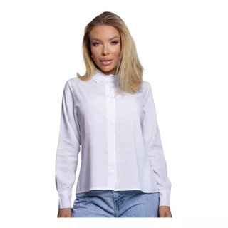 Camisa Feminina Manga Longa Blusa Social