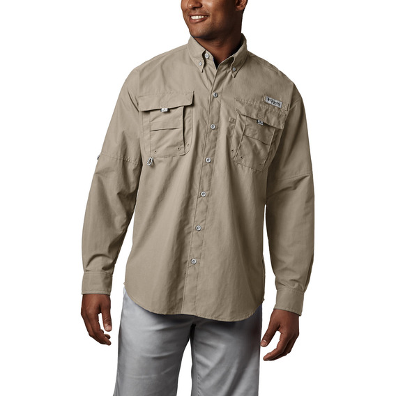 Camisa Columbia Para Hombre Bahama Ii L/s Shirt  Marrón