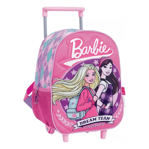 Mochila Carro Barbie 12 Pulgadas College Playking