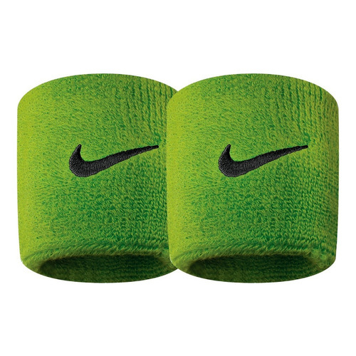 Muñequeras Swoosh Nike Par Color Verde