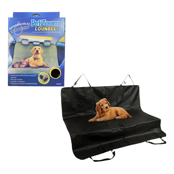 Funda Cubre Asiento Mascotas Auto Cobertor Perros Petzoom