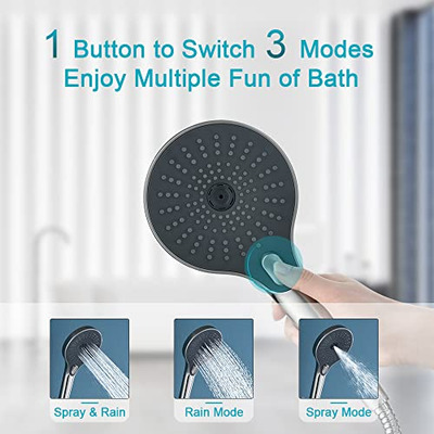 Shower Head High Pressure: 3 Modes Shower Head, Handhel...