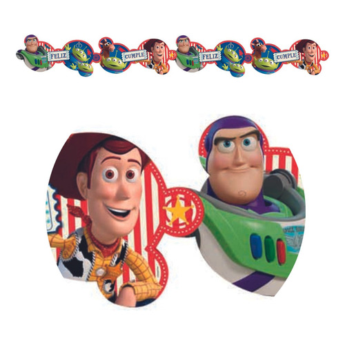 Banderín/guirnalda Otero Toy Story Color Toy Story Con Diseño Toy Story