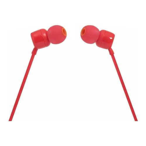 Audífonos in-ear JBL Tune 110 JBLT110 red