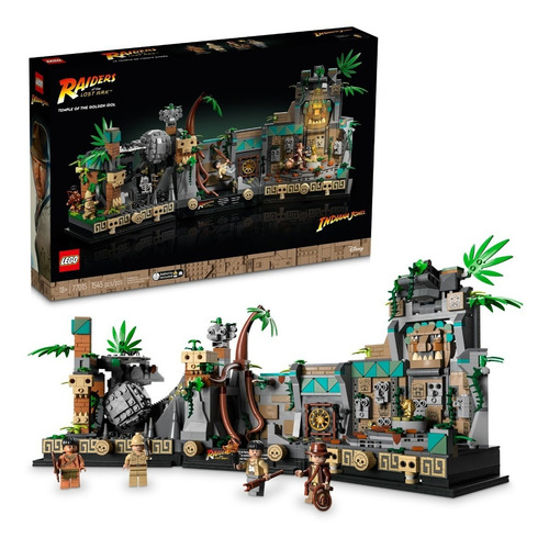 Kit Lego Indiana Jones Templo Del Ídolo Dorado 77015 3+ Cantidad de piezas 1545