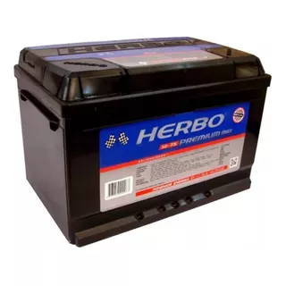Bateria Auto Herbo Premium Max 12x75 12v 75a 