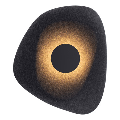 Aplique Plafon Led Bog Fieltro 3w Deco Moderno Lk Negro