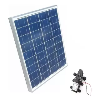Kit Bomba D'agua 60w 60metros 1800litros/dia+ Painel Solar 