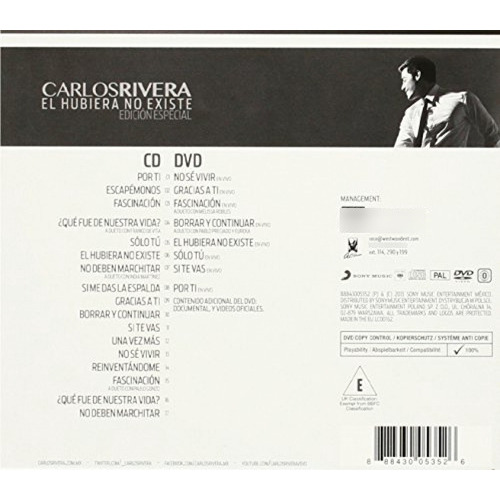 Carlos Rivera El Hubiera No Existe Edicion Especial Cd+dvd