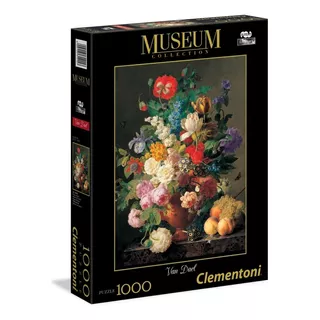 Rompecabezas Clementoni Museum Collection Van Dael  - Vaso Di Fiori 31415 De 1000 Piezas