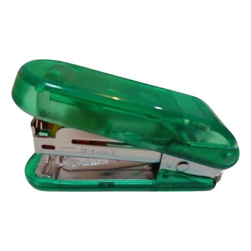 Abrochadora Mini Moderna Reforzada Calidad Premium Color Verde