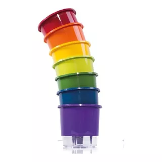 Vaso Autoirrigável Raiz N02 Várias Cores Rainbow