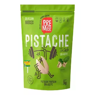 Pistache Tostado Premier Botana 1kg Con Paleta De