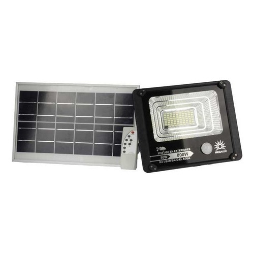 Reflector Solar Con Detector De Movimiento W719 Color de la carcasa Negro Color de la luz Blanco frío DC 5V