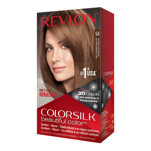 Tinte Cabello Colorsilk Color-keratina Castaño Claro Dorado