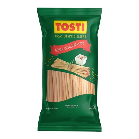 Oferta! Grisines Tosti Sabor Pizza 100g Cintita Snack Salado