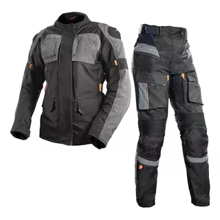 Roupa Moto Texx Armor Masculina Impermeável Parca Conjunto