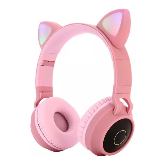 Audífonos Inalámbrico Bluetooth Orejas De Gatito Niñas (os)