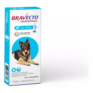 Msd Bravecto Comprimidos Cachorro 20 Kg A 40 Kg