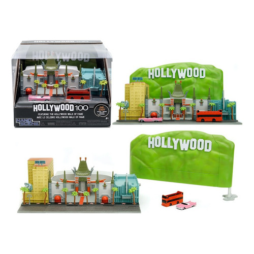 Jada Nano Scene Diorama Hollywood Walk Of Fame Color Verde