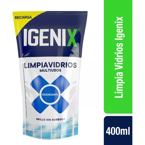 Limpia Vidrios Multiuso D/p Igenix 400ml