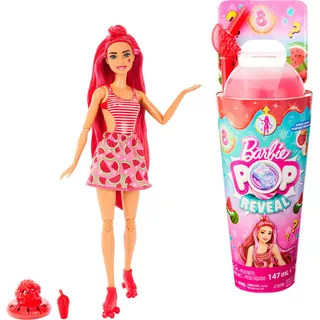 Mochila Barbie Pop Reveal Fruit Series Sandía Crush 8 Sorpresas