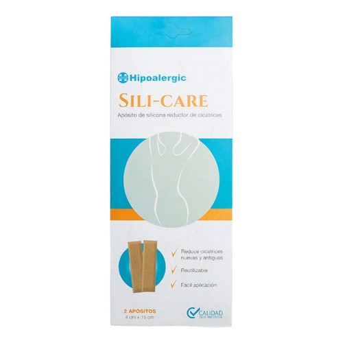 Hipoalergic Sili- Care Aposito Silicona Para Cicatrices 2u