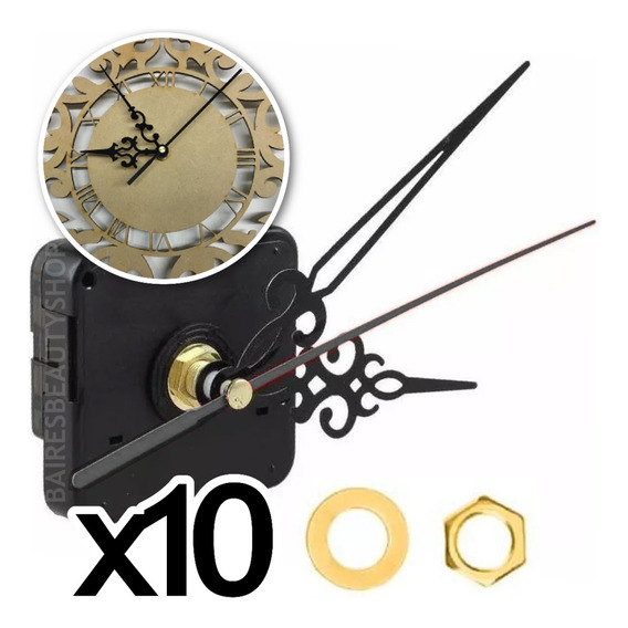 Maquina Reloj Con Agujas Completas Ideal Artesanias