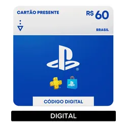 Sony PlayStation Store Gift Card R$ 60 (Digital)