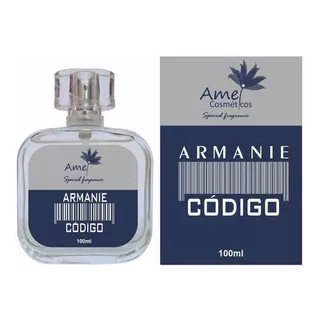 Perfume Armanie Código 100ml- Amei Cosméticos- Frag. Import. Volume Da Unidade 100 Ml