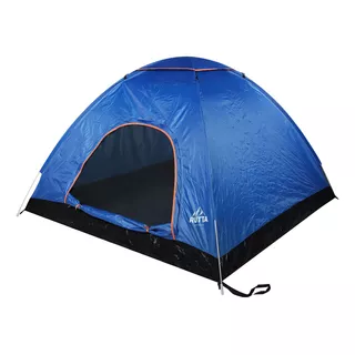 Carpa 4 Personas Camping Outdoor Azul