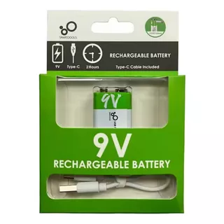 Batería Pila 9 Voltios Recargable Para Electroestimuladores 