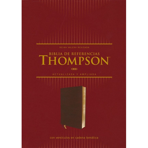 Biblia Rvr De Referencia Thompson, Imitación Piel Café, De Reina Valera Revisada. Editorial Vida, Tapa Blanda En Español, 2023