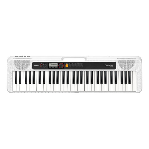 Teclado musical digital Casio Casiotone CT-S200 de 61 teclas, color blanco, 110 V/220 V