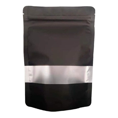 50 Bolsas Doy Pack Zipper Negra 50 G (10x15cm)