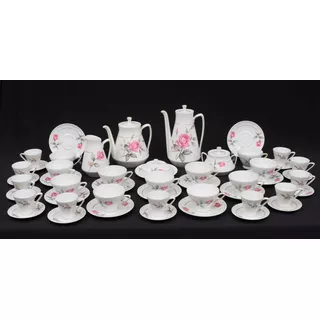 Porcelana Schmidt Conjunto De Chá E Café