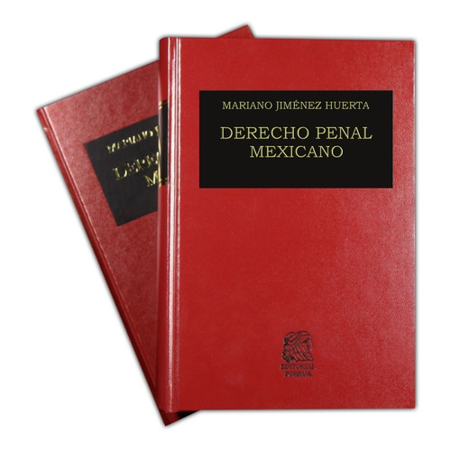 Colección Libros Derecho Penal Mexicano Tomos 1 Al 5 Porrúa
