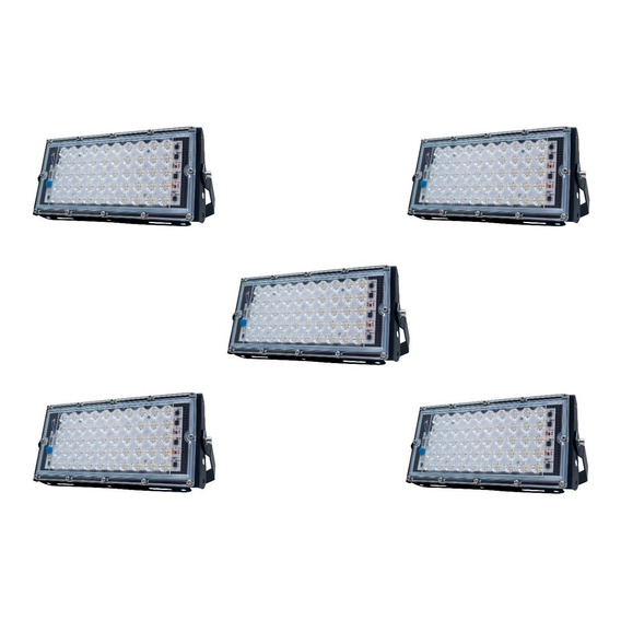 Reflector Led 50w Paquete Mayoreo 5 Piezas Envio Gratis