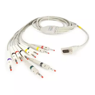 Cable Paciente Decapolar Electrocardiografo Cardiotecnica