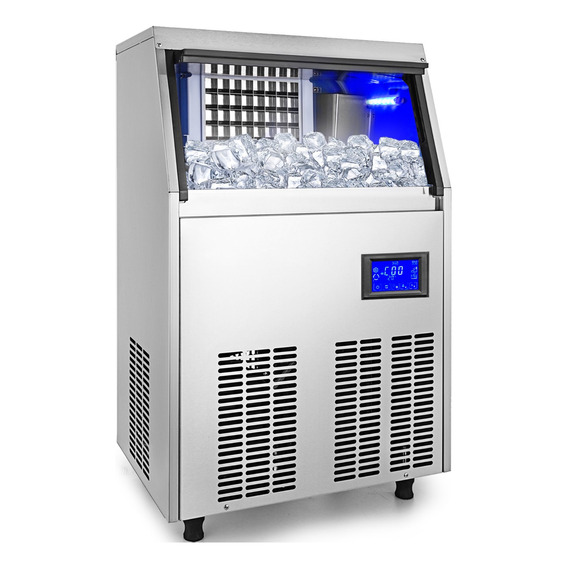 Vevor Máquina Para Hacer Hielo 40kg/24h Panel Lcd Comercial