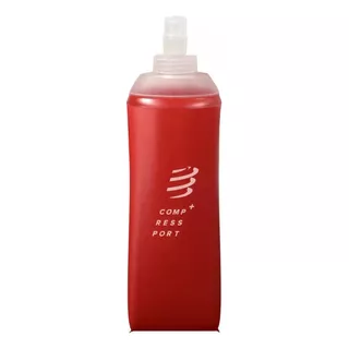 Garrafa Compressport Ergoflask Trail 500ml Vermelha Xbpu4173052