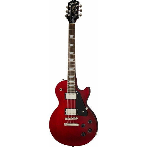 Guitarra eléctrica Epiphone Les Paul Studio EILTKHNH1 de caoba wine red brillante con diapasón de laurel indio