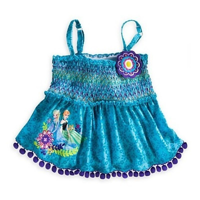 Vestido De Baño Frozen Original De Disney Para Niñas + Envío